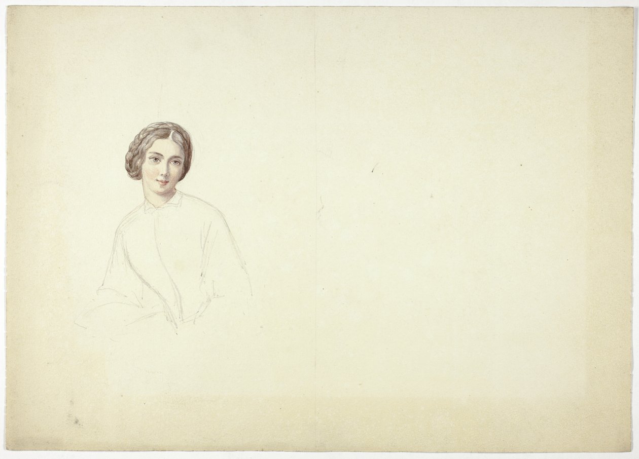 Studium portretu kobiecego autorstwa Elizabeth Murray