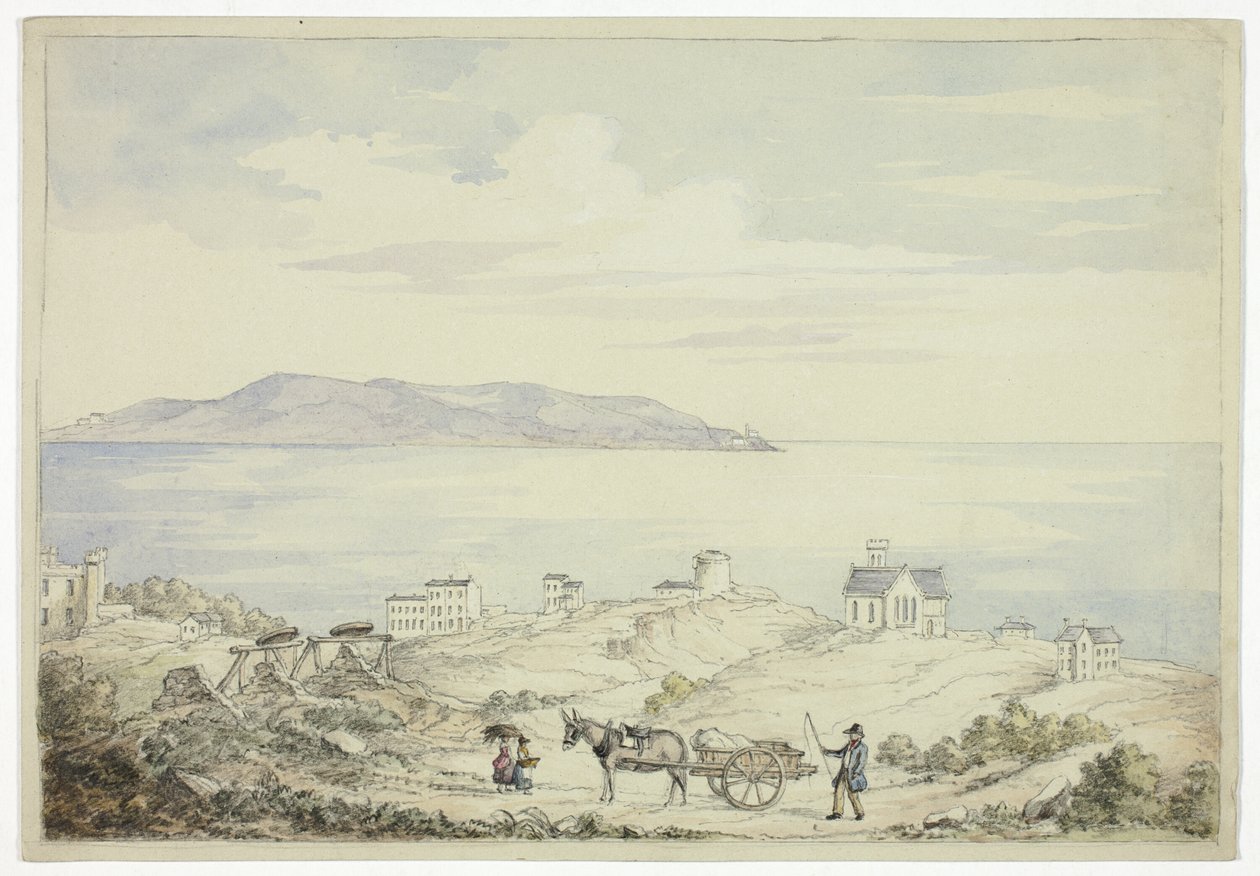 Widok Dalkey z drogi autorstwa Elizabeth Murray