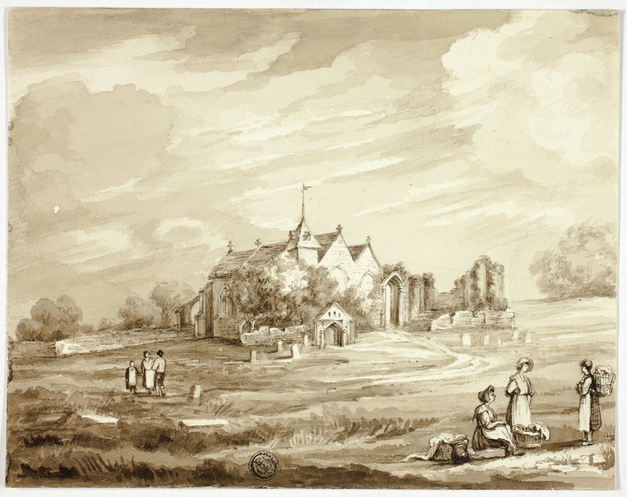 Kościół Winchelsea autorstwa Elizabeth Murray