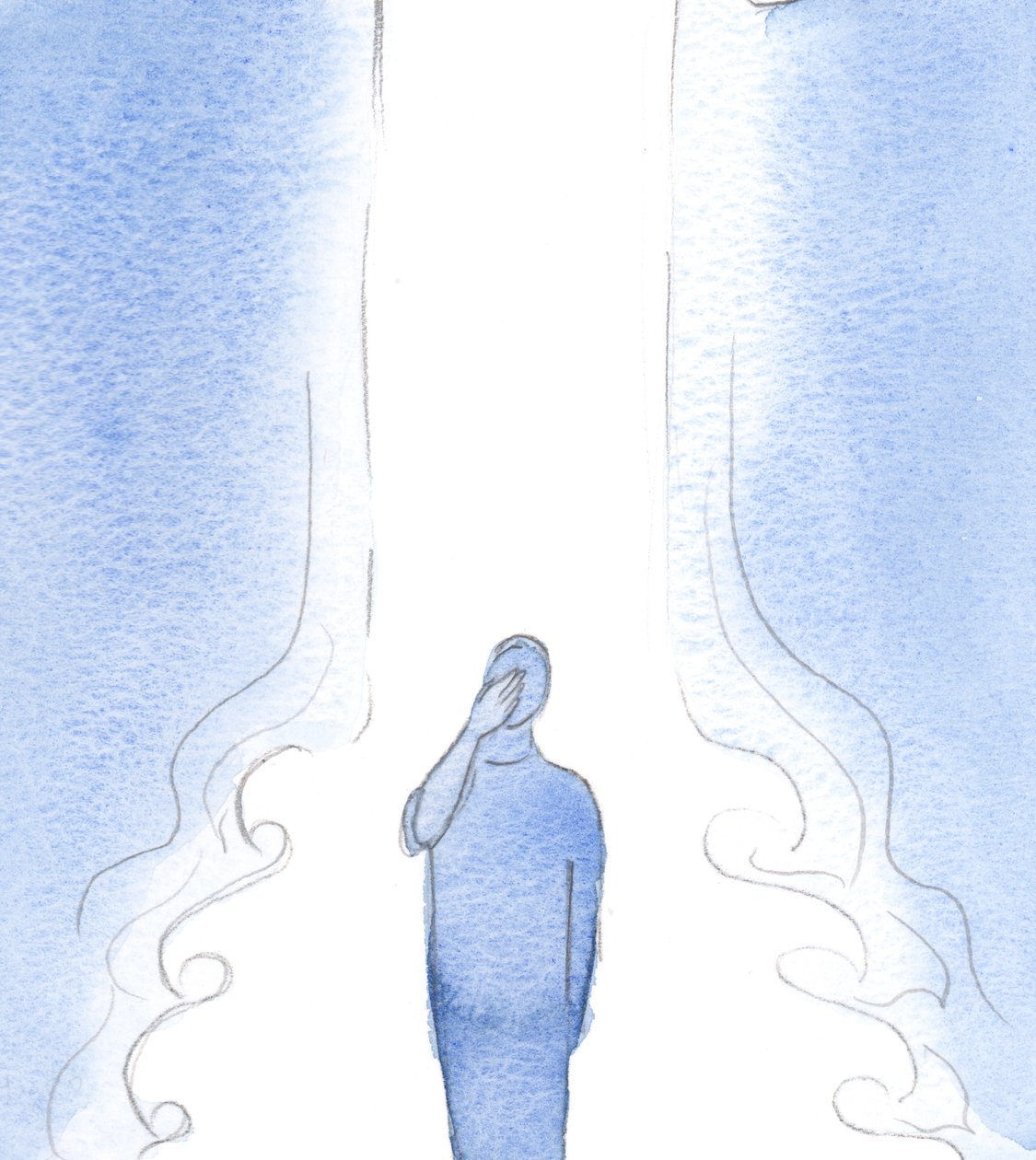 Przez znak krzyża i przyjęcie błogosławieństwa apostolskiego wylała się moc Boża wraz ze wzrostem łask i błogości., 2001 (w/c na papierze) autorstwa Elizabeth Wang