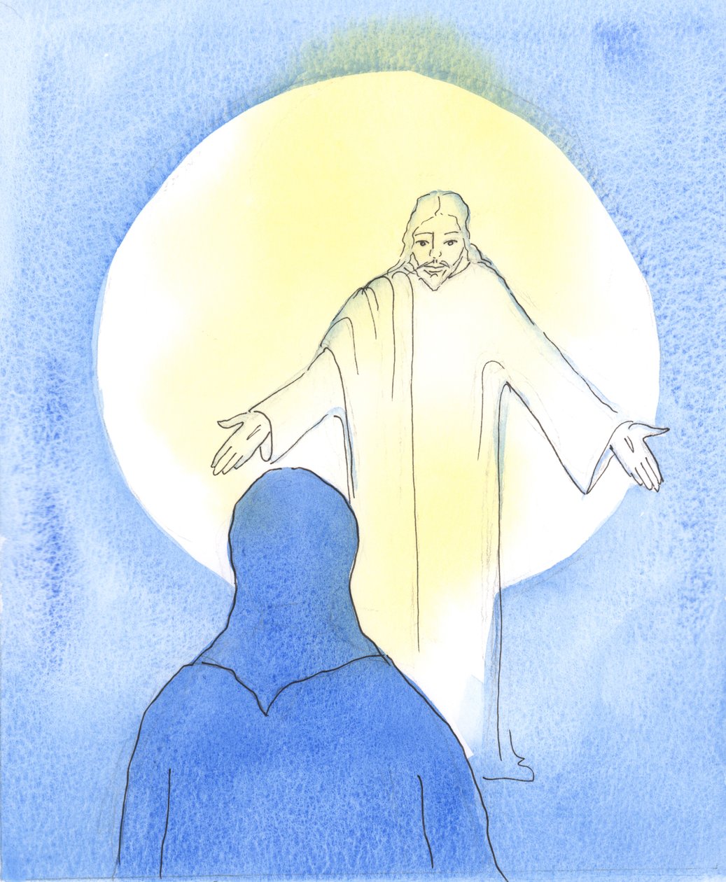 Chrystus jest zachwycony, gdy ktoś uwielbia przyjmować Go w Najświętszym Sakramencie, odwiedzać Go w Tabernakulum, uwielbia czynić Jego Wolę i opowiadać innym dobrą nowinę o Nim., 2004 (w/c o autorstwa Elizabeth Wang