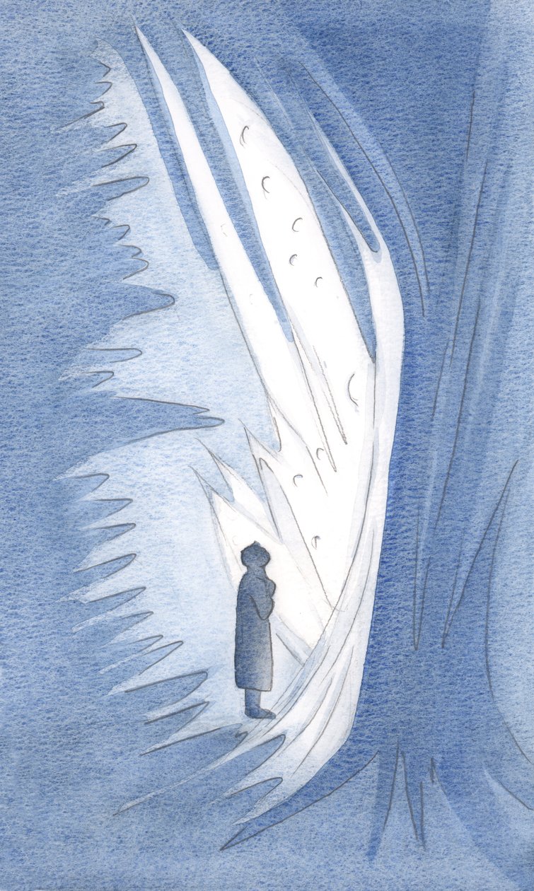 Widziałam, że musimy czcić nie tylko Świętych Aniołów, ale wszystkie jasne dusze, których strzegą, 2000 (w/c na papierze) autorstwa Elizabeth Wang