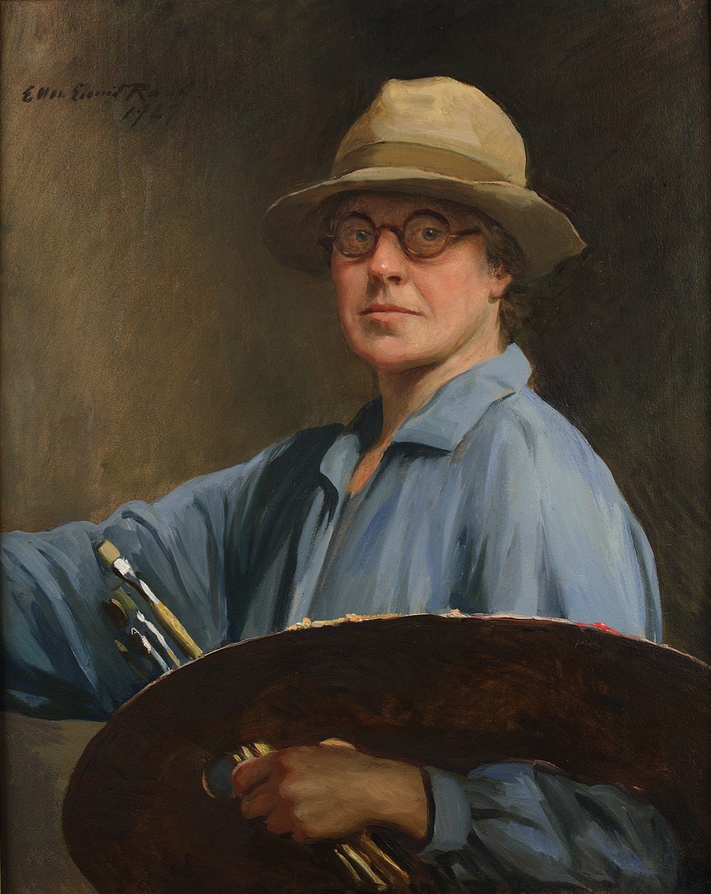 Autoportret, 1927 (olej na płycie kompozytowej) autorstwa Ellen Emmet Rand