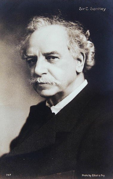 Sir Charles Santley, ok. 1920 (zdjęcie czarno-białe) autorstwa Elliott and Fry Photography Studio