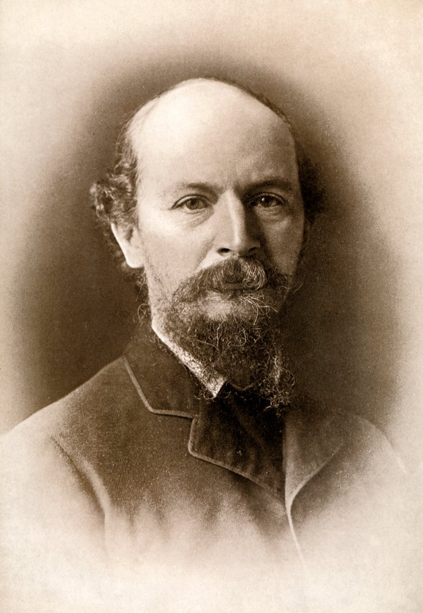 Algernon Charles Swinburne, angielski poeta epoki wiktoriańskiej, 1909. autorstwa Elliott and Fry