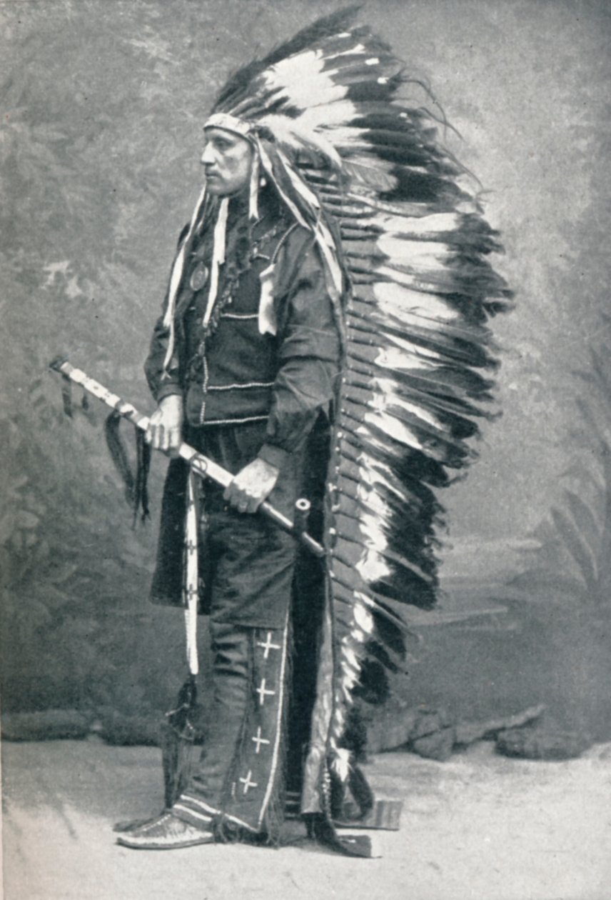 Indianin północnoamerykański, 1912 autorstwa Elliott and Fry