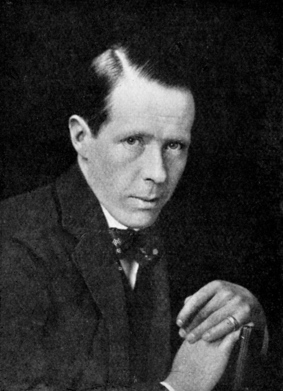 Sir William Orpen, irlandzki malarz, ok. 1920 autorstwa Elliott and Fry