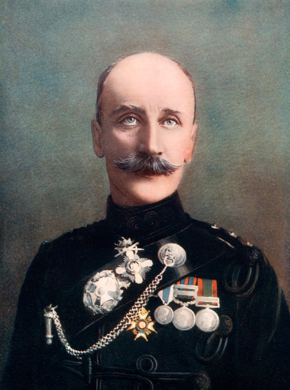 Generał dywizji Francis Howard, dowodzący 8. Brygadą, południowoafrykańskie siły polowe, 1902. autorstwa Ellis