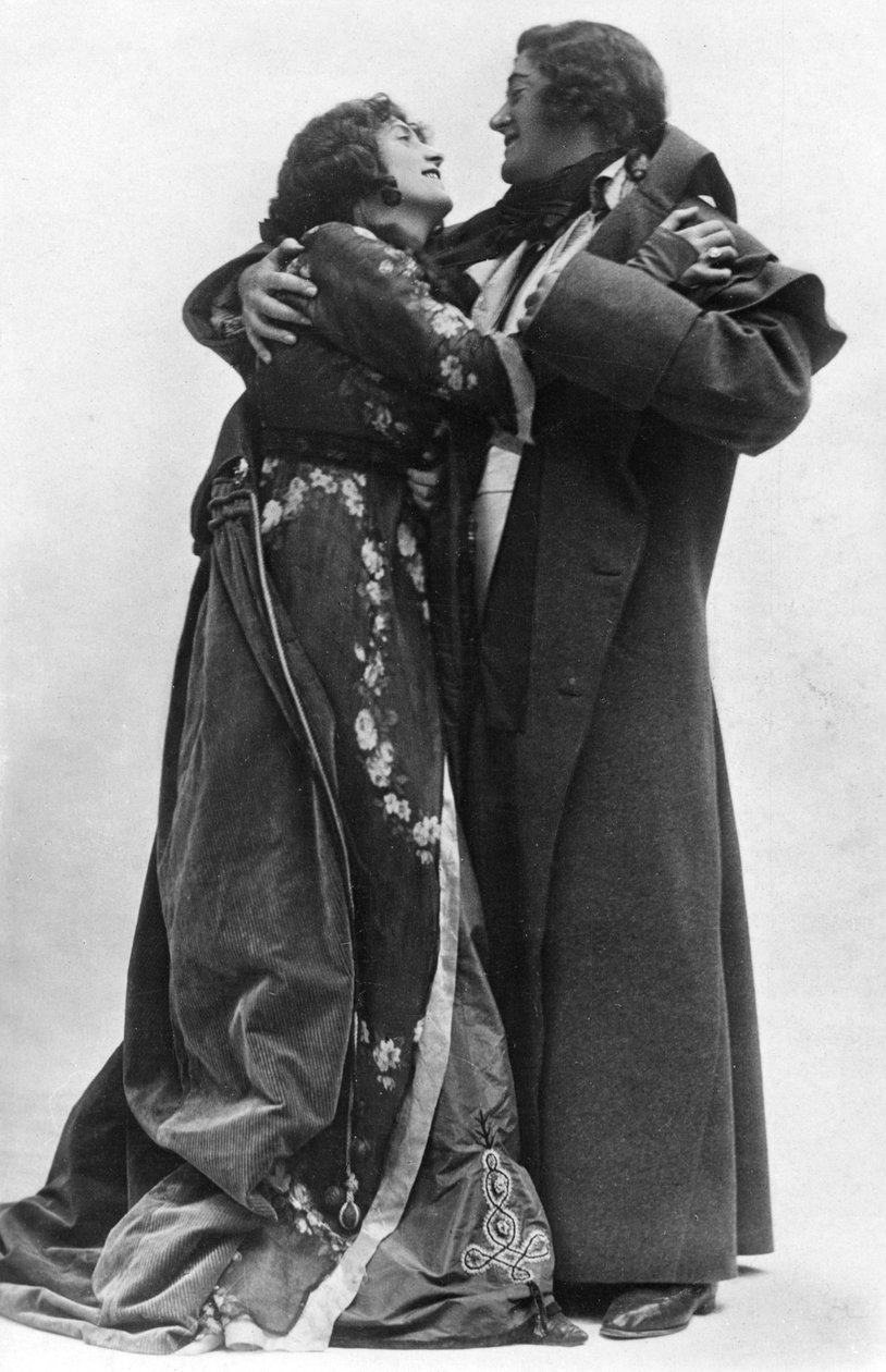 Julia Neilson i Fred Terry w The Scarlet Pimpernel, c1905. autorstwa Ellis and Walery