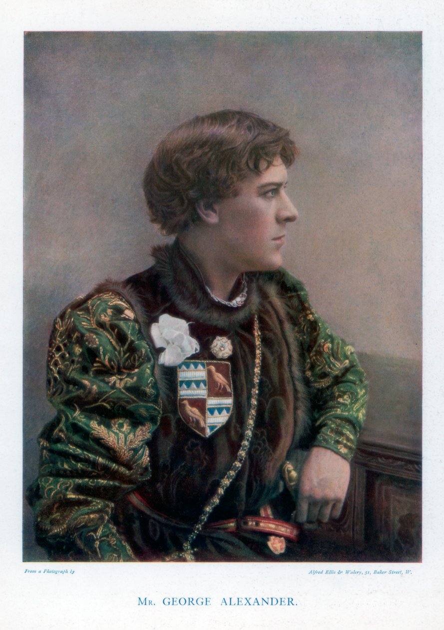 Sir George Alexander, angielski aktor i kierownik teatru, 1901. autorstwa Ellis and Walery