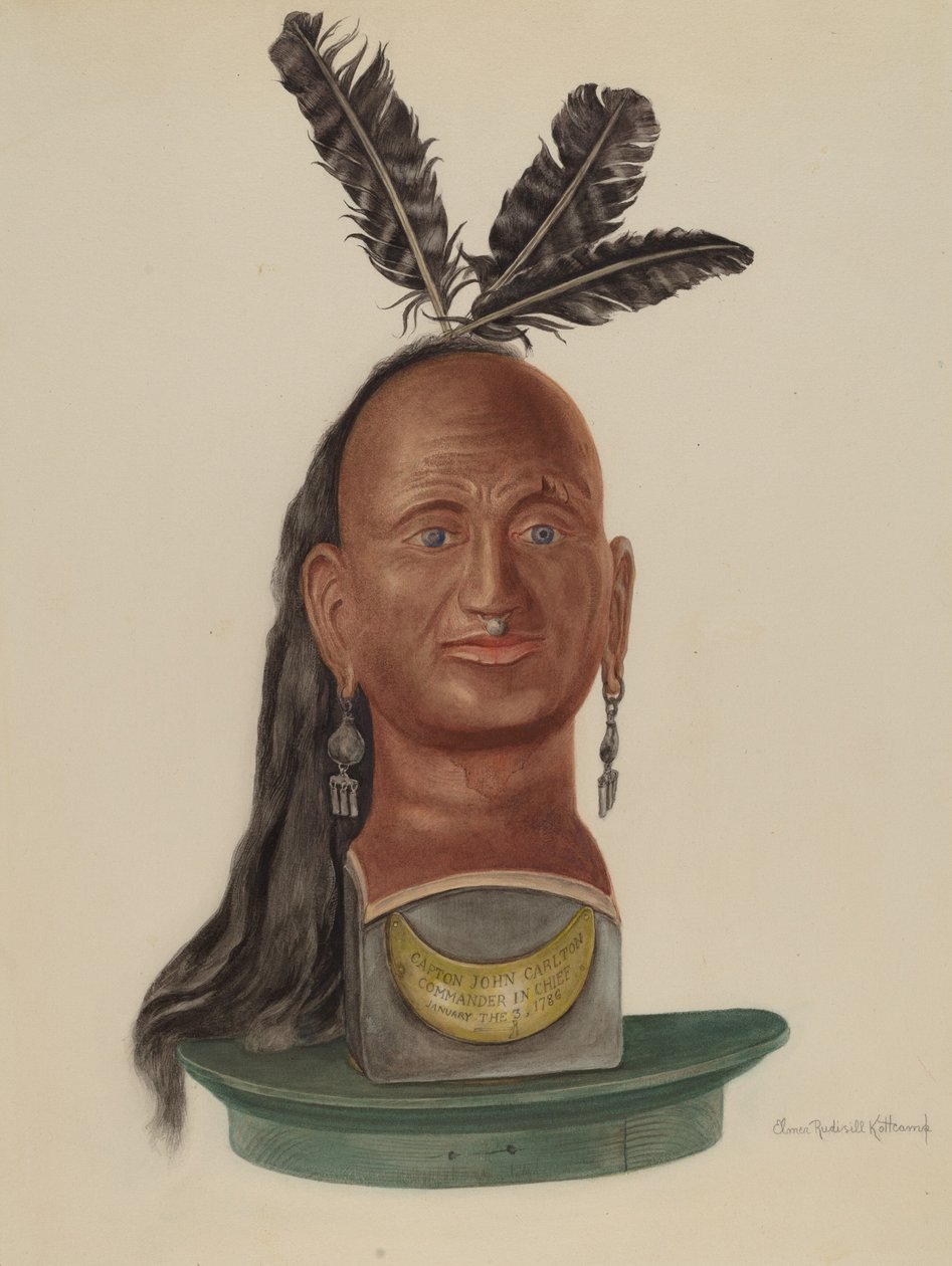 Głowa Indii autorstwa Elmer R. Kottcamp
