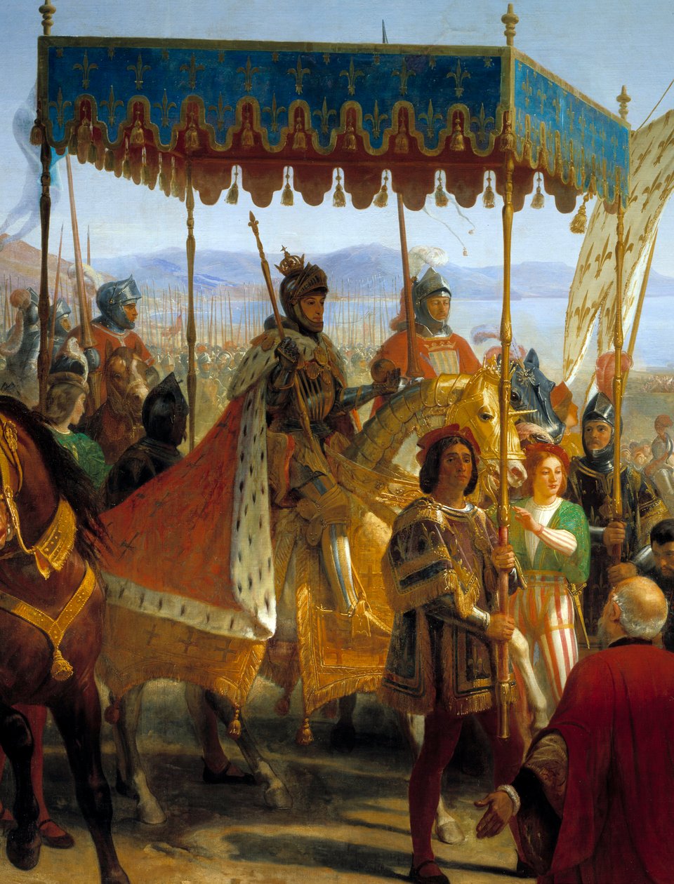 Wjazd Karola VIII (1470-1498) do Neapolu autorstwa Eloi Firmin Feron