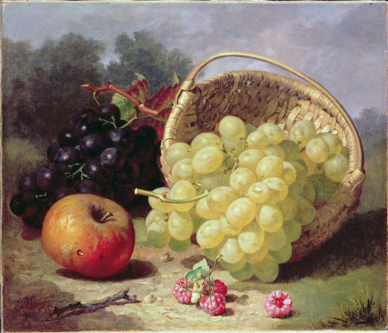 Martwa natura z owocami, 1873 autorstwa Eloise Harriet Stannard