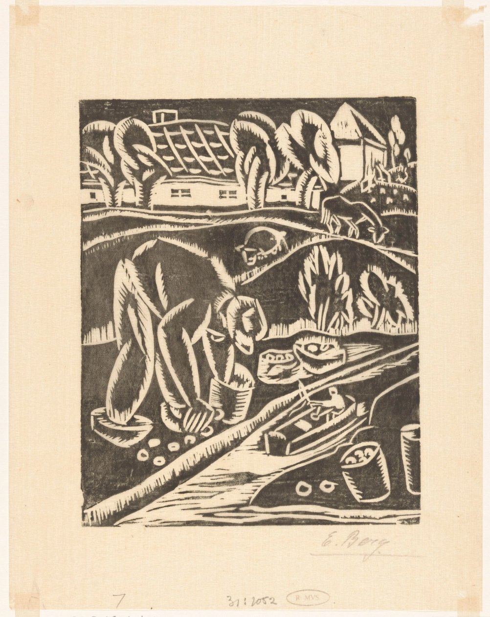 Rolnictwo autorstwa Else Berg (signed by artist)