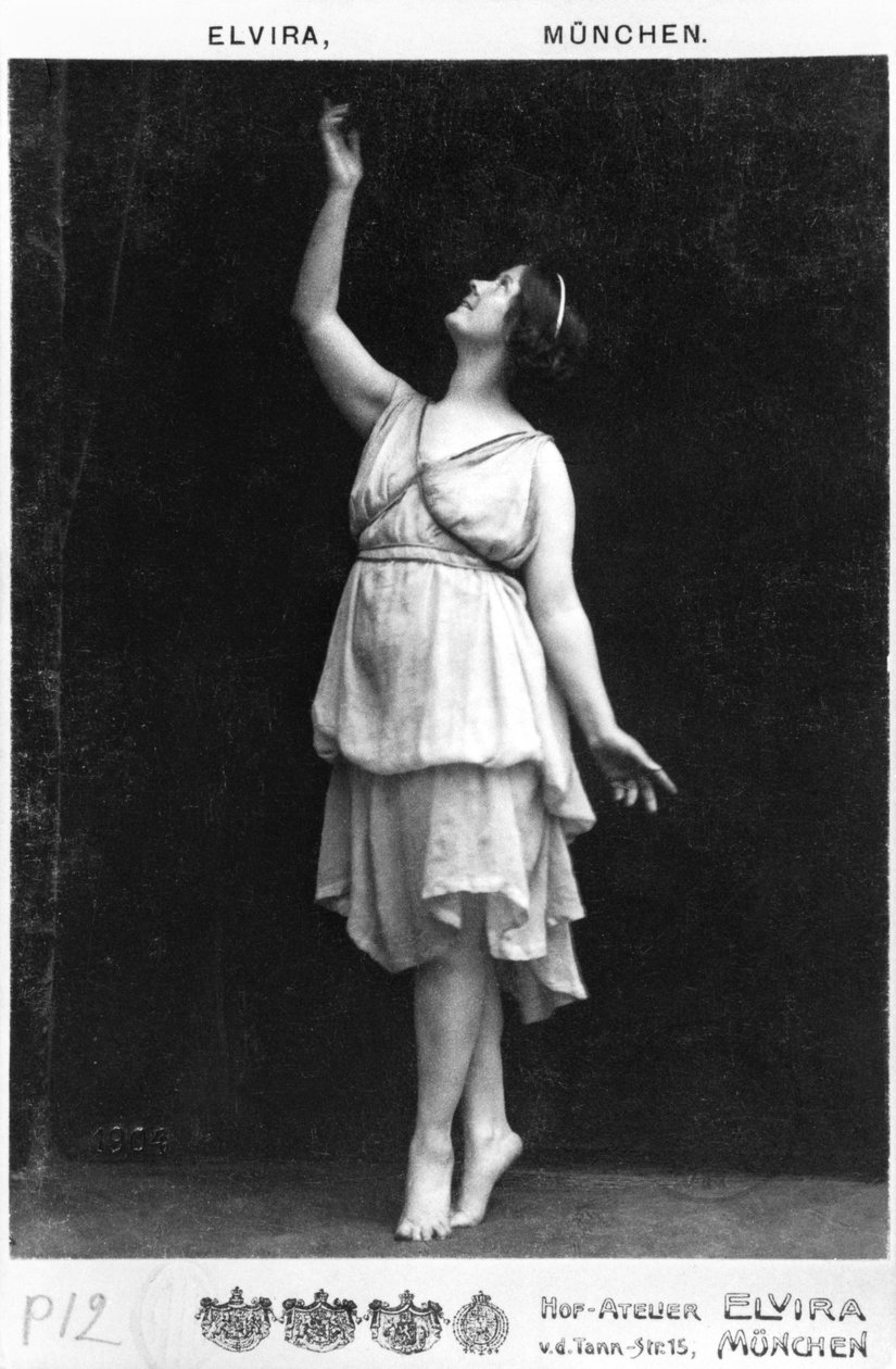 Isadora Duncan (1877-1927) ok. 1903-04 autorstwa Elvira Studio