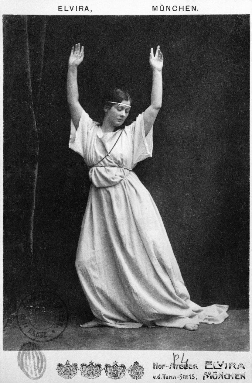 Isadora Duncan (1877-1927) ok. 1903-04 autorstwa Elvira Studio
