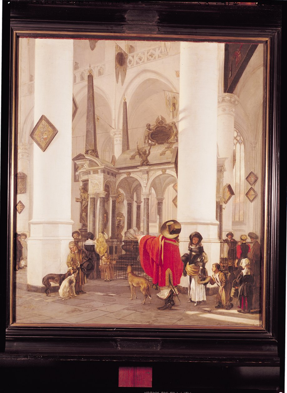 Wnętrze Nowego Kościoła, Delft, 1656 autorstwa Emanuel de Witte