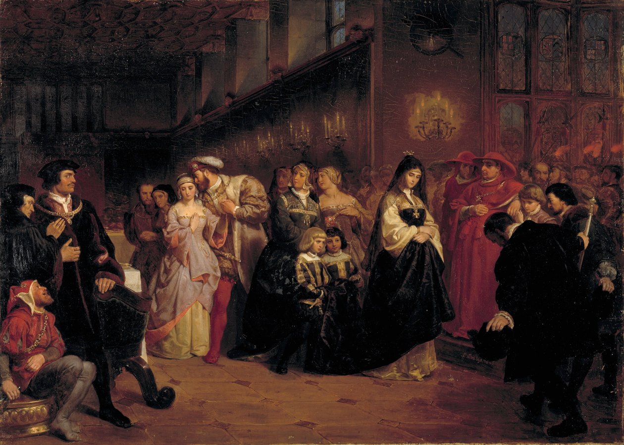 Zaloty Anny Boleyn autorstwa Emanuel Gottlieb Leutze