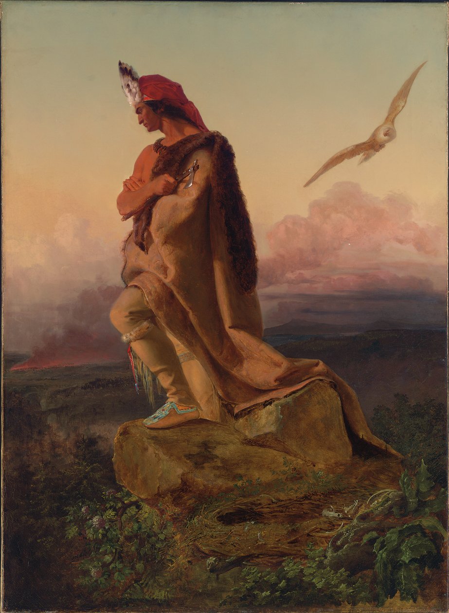 Ostatni Mohikanin autorstwa Emanuel Gottlieb Leutze