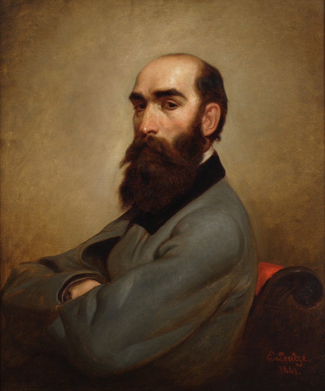 Worthington Whittredge, 1861 autorstwa Emanuel Gottlieb Leutze