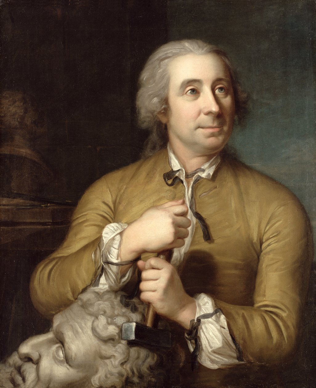 Rzeźbiarz Johann August Nahl Starszy autorstwa Emanuel Handmann