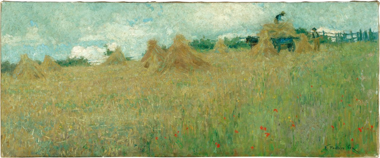 Pole kukurydzy, ok. 1900 autorstwa Emanuel Phillips Fox