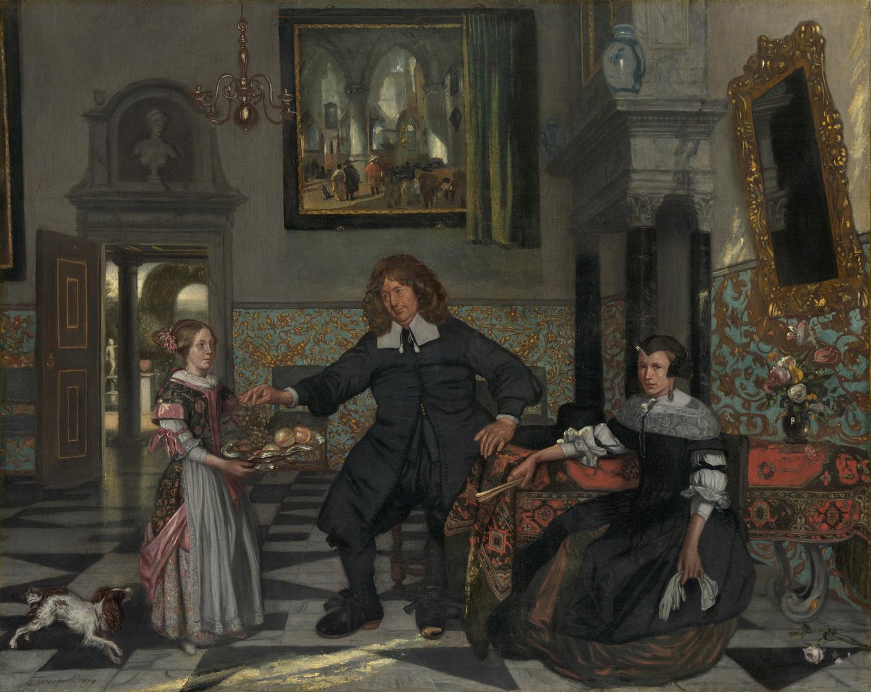 Portret rodzinny autorstwa Emanuel de Witte