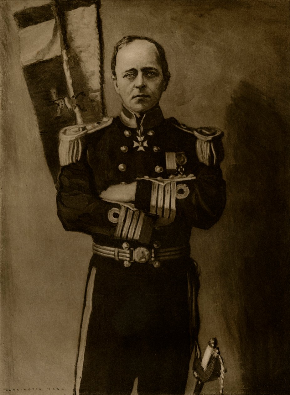 Kapitan Robert F. Scott, R.N., C.V.O., c1900-1910, 1913. autorstwa Emery Walker