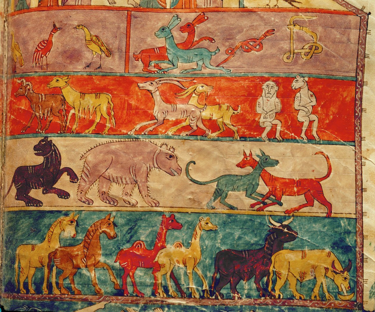 Zwierzęta wewnątrz Arki autorstwa Emeterio the Monk