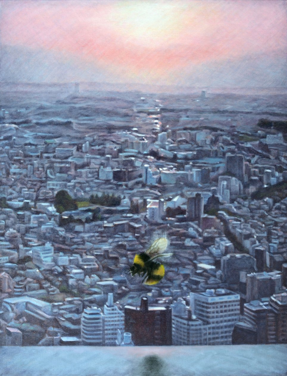 Koniec dnia, 2012 (olej na płótnie) autorstwa Emiko Aida