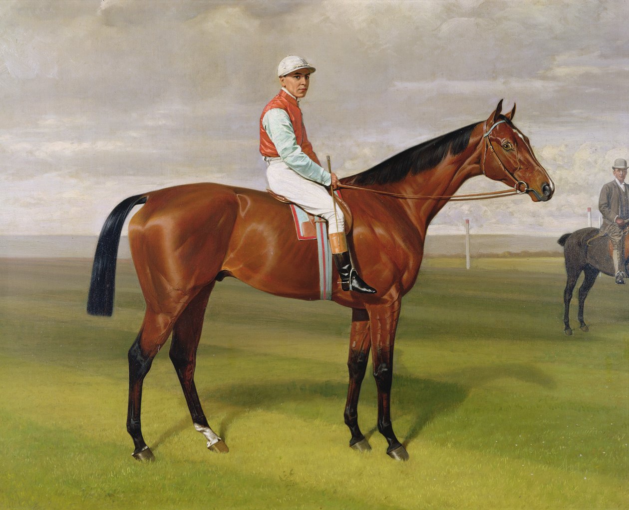Isinglass, Zwycięzca Derby 1893, 1893 olej na płótnie, detal z 188206 autorstwa Emil Adam