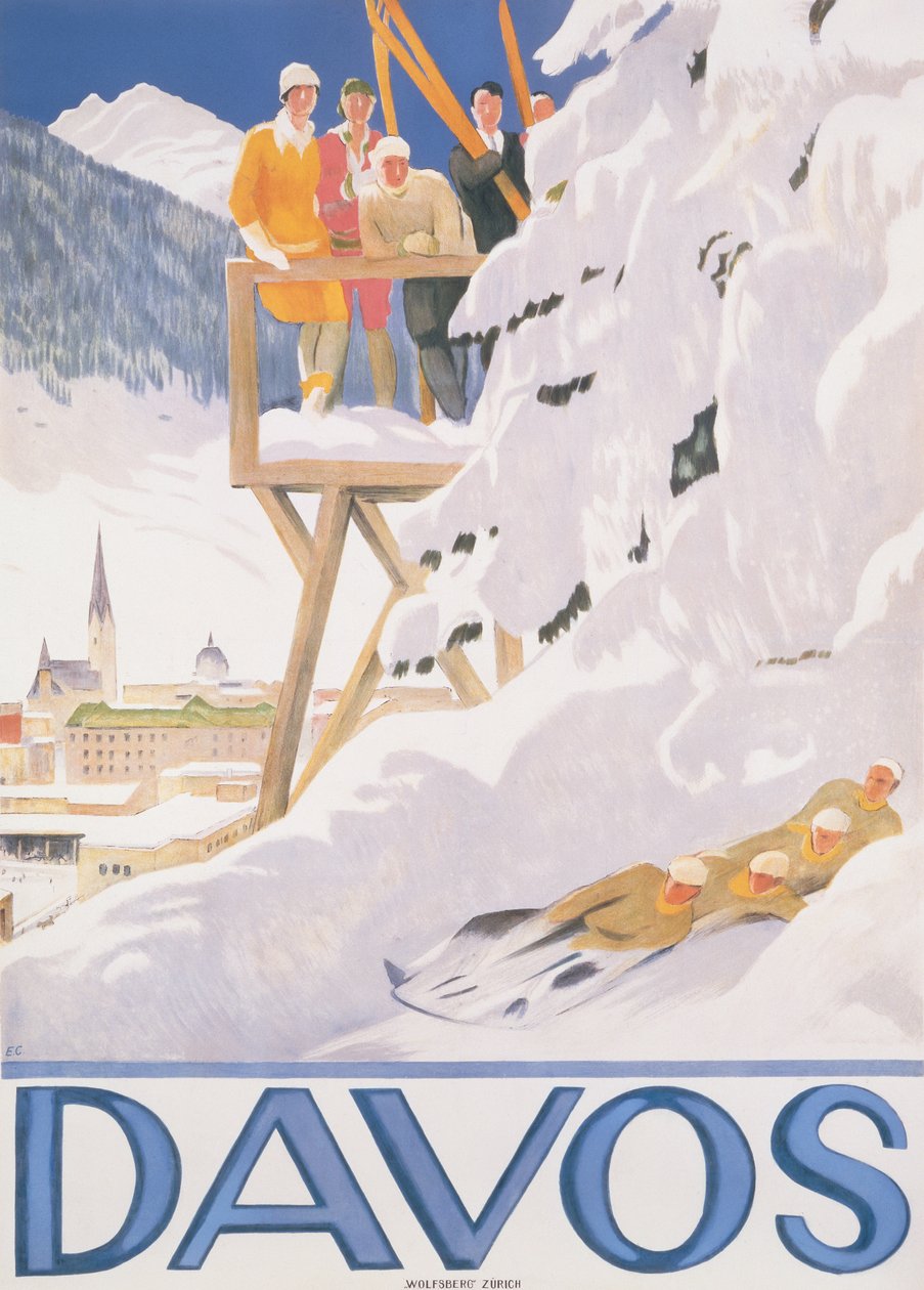 Davos autorstwa Emil Cardinaux