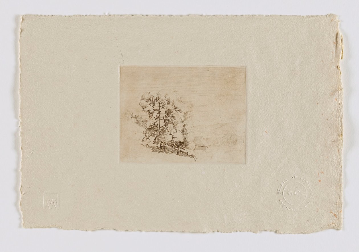 Connecticut Hillside (portfolio fm.) autorstwa Emil Carlsen