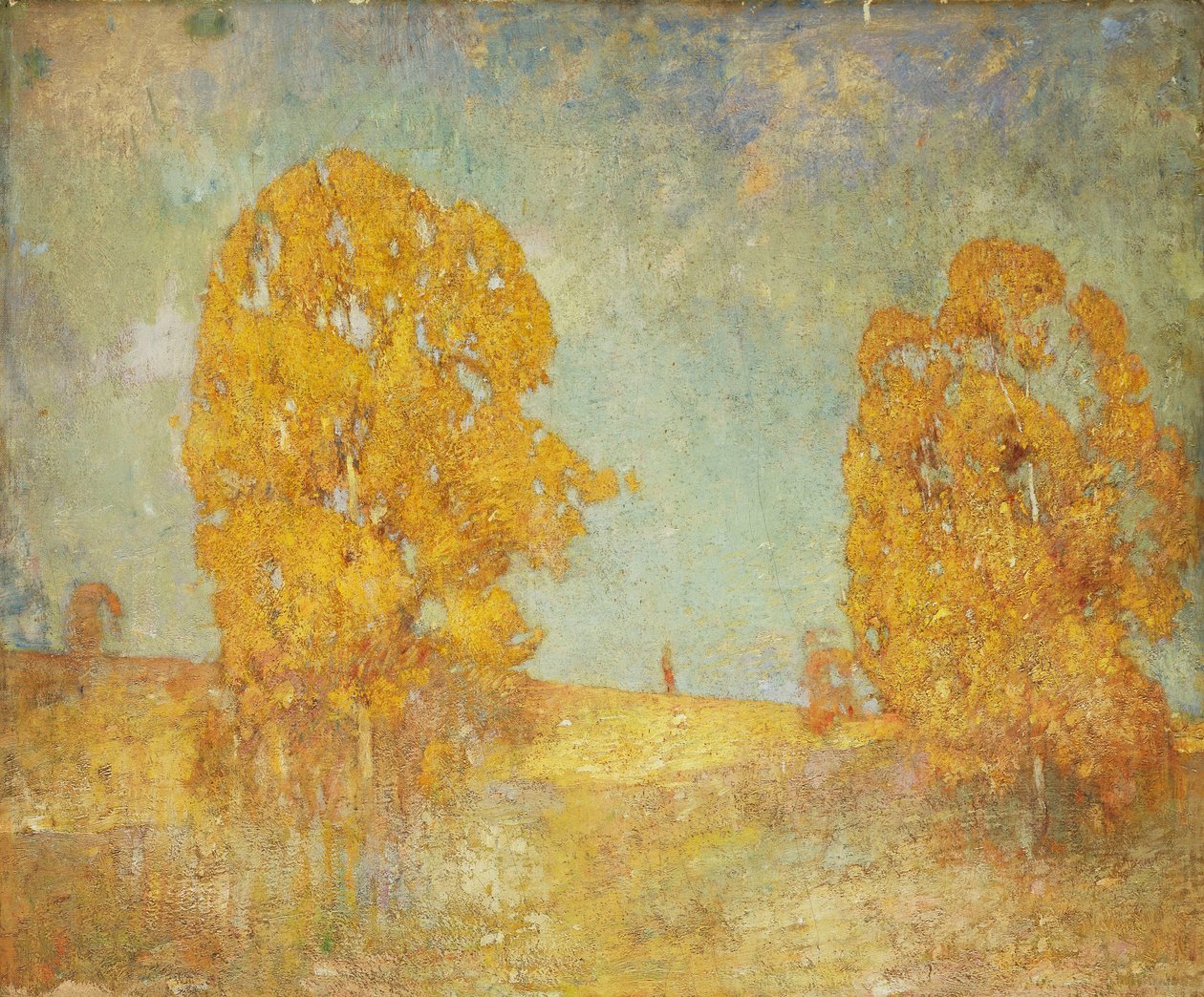 Nasłoneczniony krajobraz autorstwa Emil Carlsen