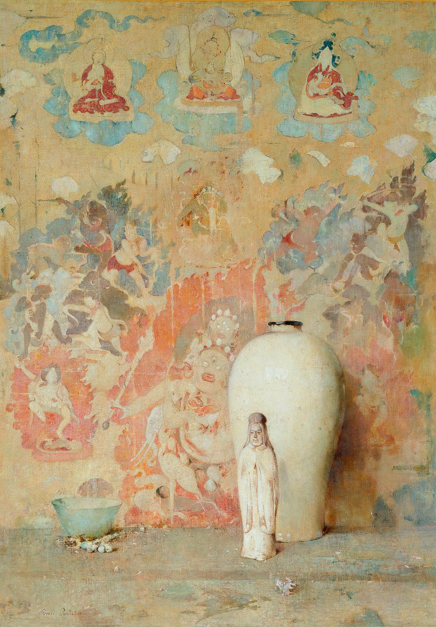 Obraz z Tybetu, ok. 1920 autorstwa Emil Carlsen