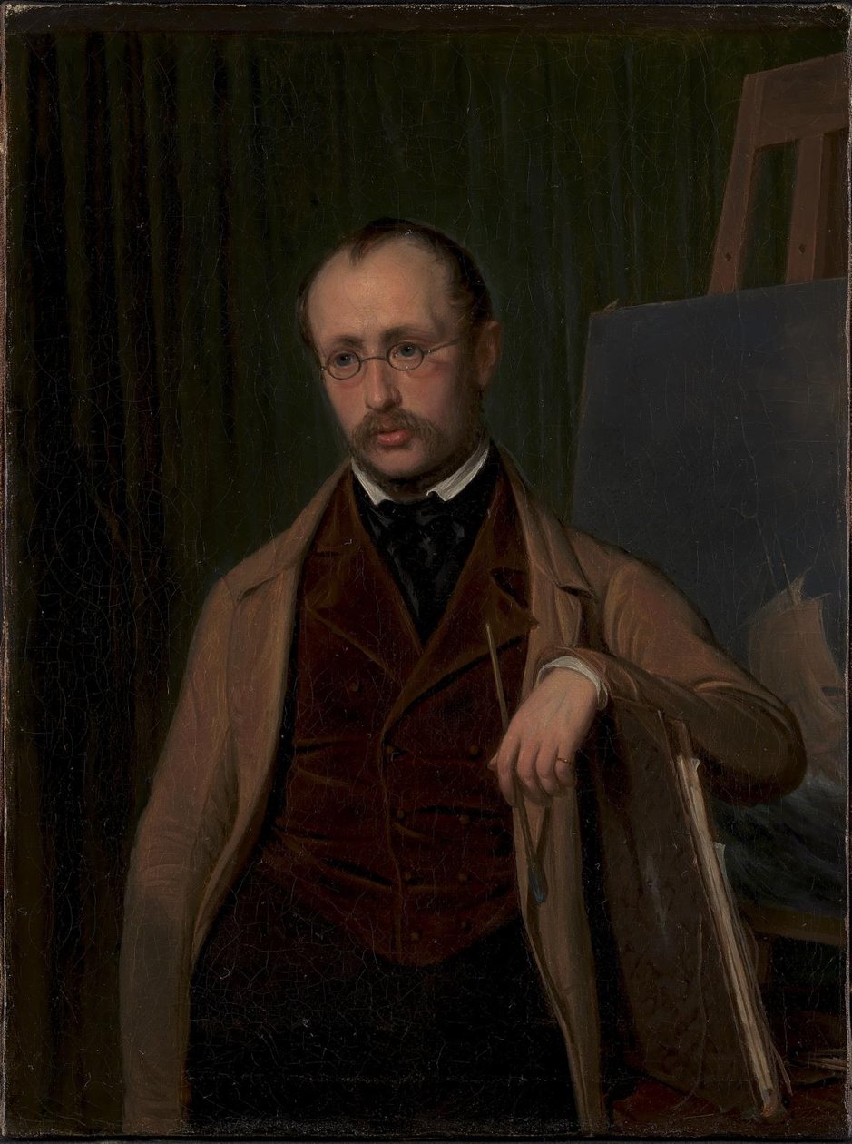 Portret malarza morskiego autorstwa Emil Ditlev Bærentzen