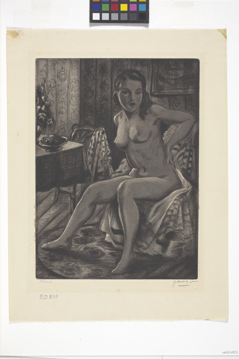 Dolores (akwatinta) autorstwa Emil Ganso