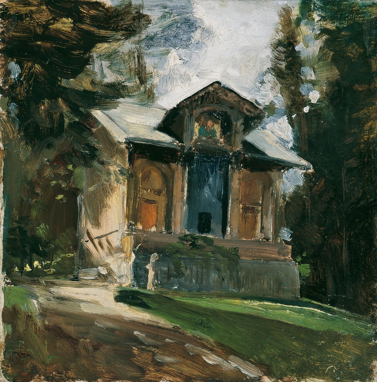 Pracownia malarza Heinricha von Angeli w Reichenau autorstwa Emil Jakob Schindler
