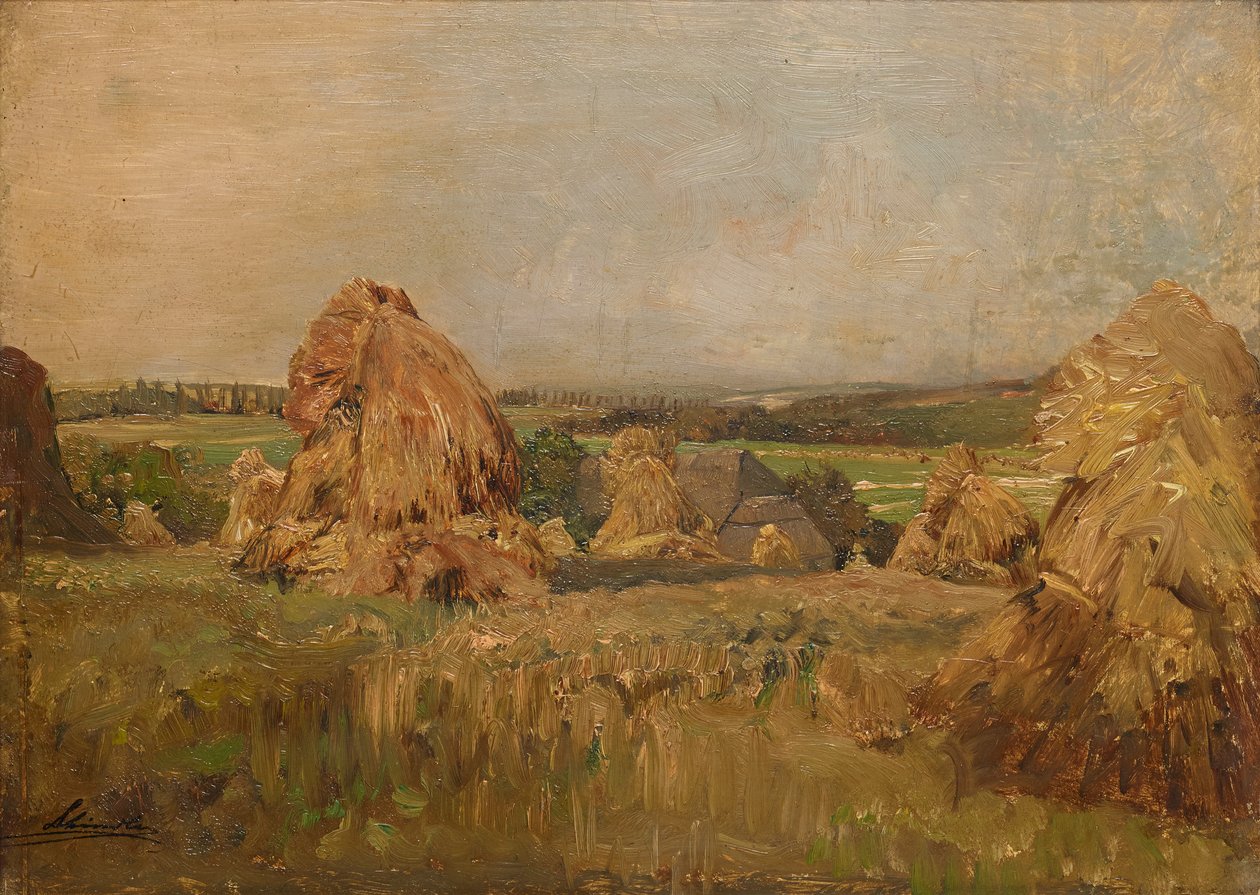 Erntemonat w Plankenberg autorstwa Emil Jakob Schindler