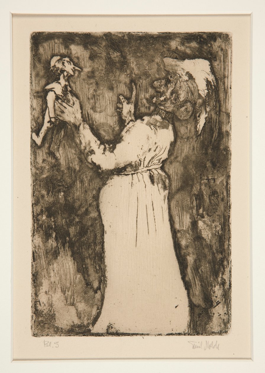 The Little Puppet, płyta 7 z Fantazji (Fantasy) autorstwa Emil Nolde