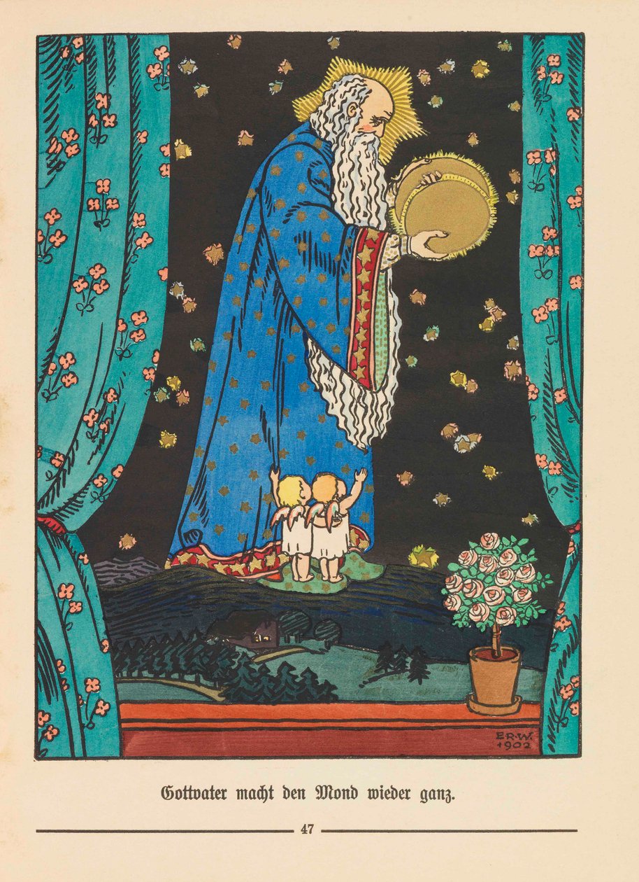 Ilustracja do Der Buntscheck autorstwa Richarda Dehmela, 1904. autorstwa Emil Rudolf Weiss