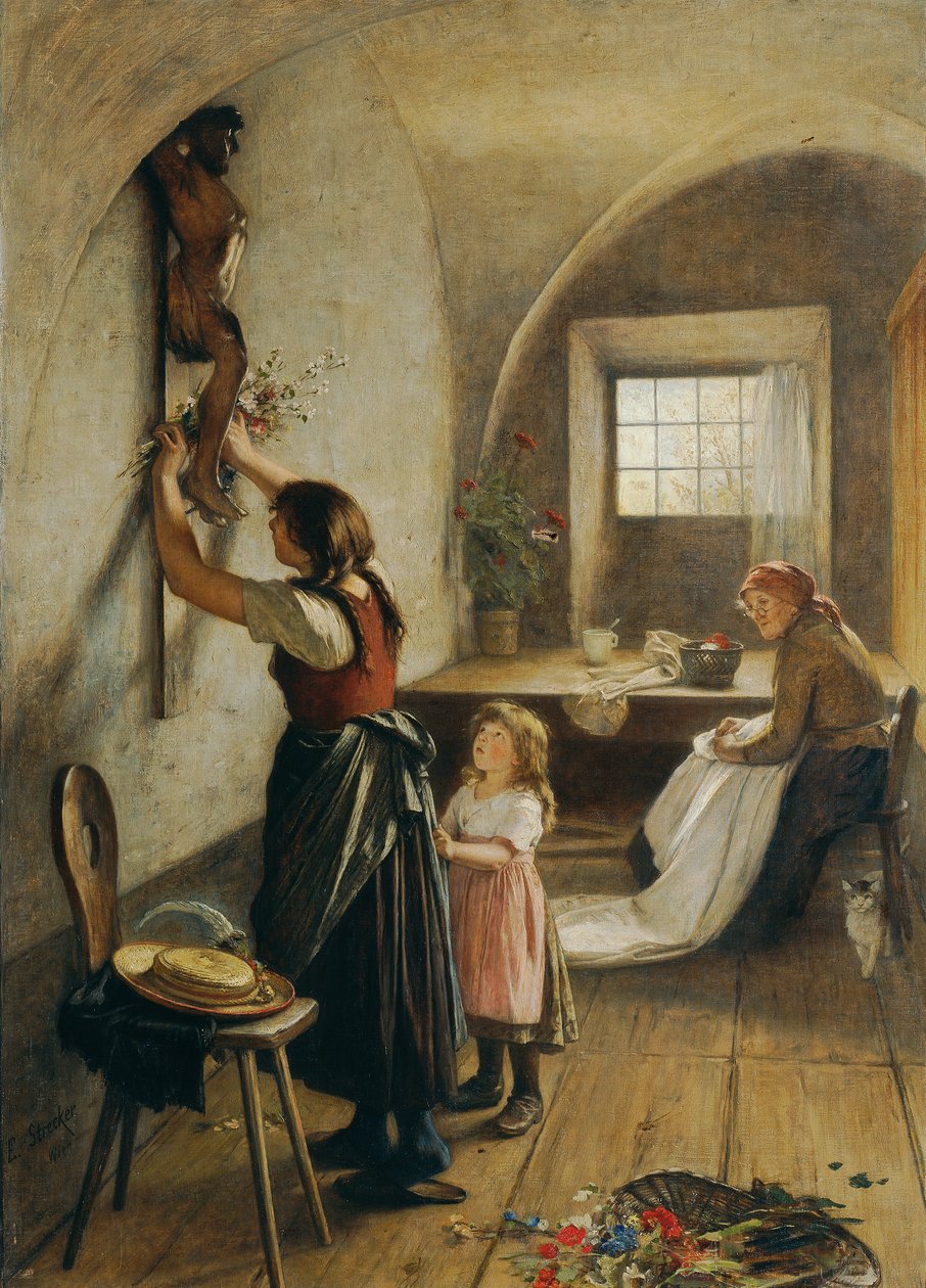 Przed świętami autorstwa Emil Strecker