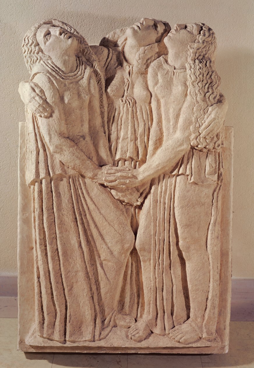 Trzy Pologne autorstwa Emile Antoine Bourdelle