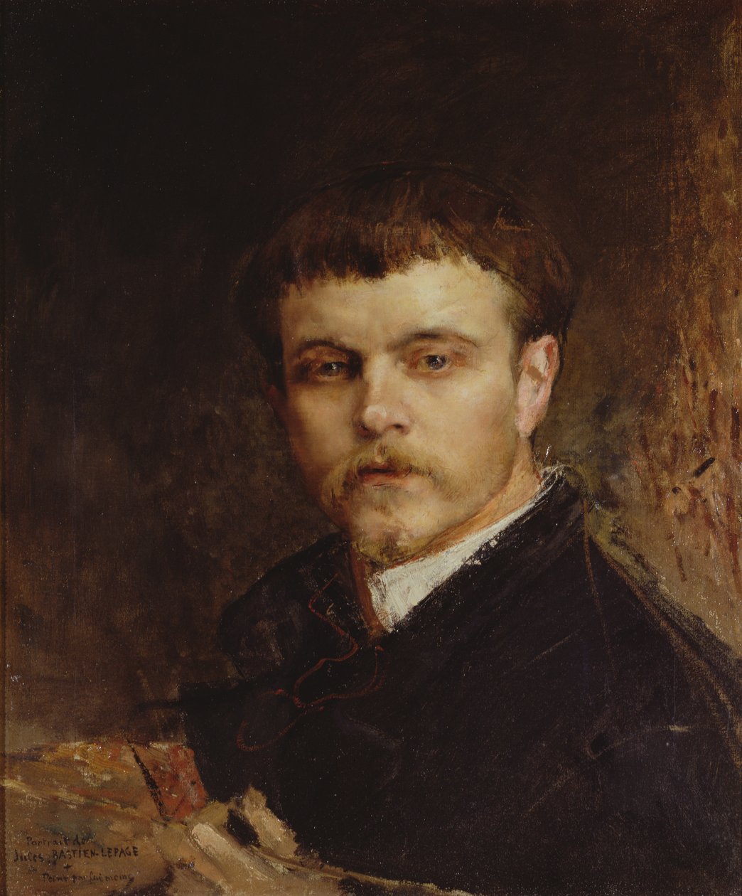 Autoportret artysty jako młodzieńca autorstwa Emile Bastien Lepage