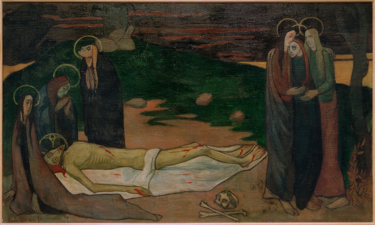 Opłakiwanie Chrystusa autorstwa Emile Bernard