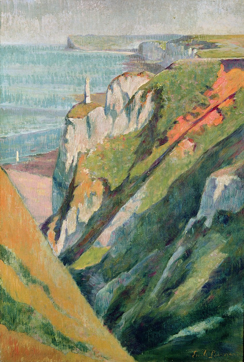 Klify i morze autorstwa Emile Bernard