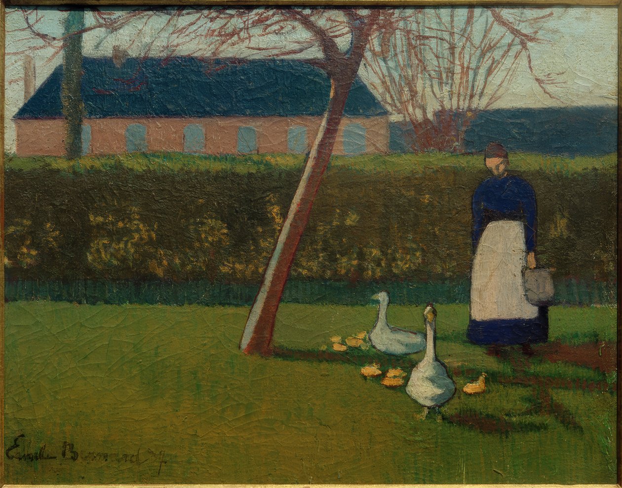 Kobieta z gęsiami autorstwa Emile Bernard