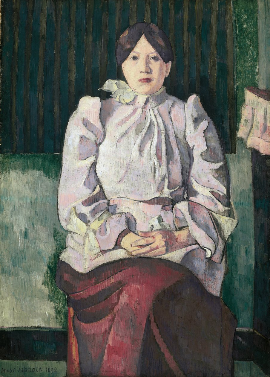 Portret Marie Lemasson autorstwa Emile Bernard