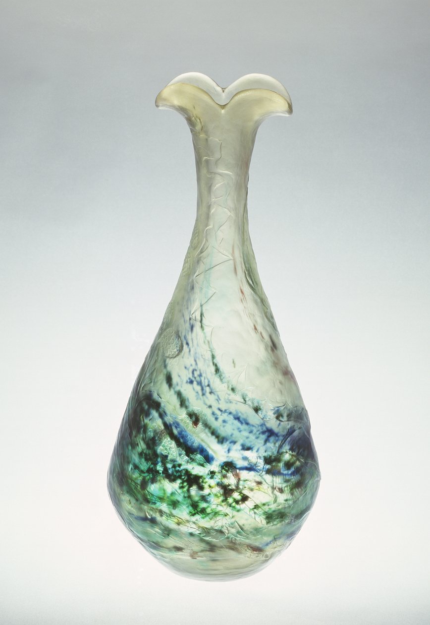 Wazon, grawerowany i dekorowany przez Emile Galle, ok. 1900 autorstwa Emile Galle