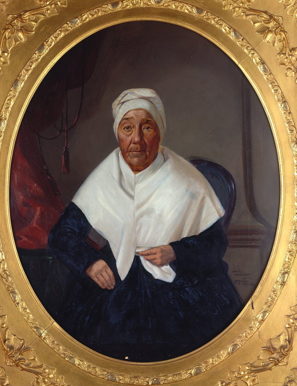 Portret pani Elżbiety Barada Ort autorstwa Emile Herzinger